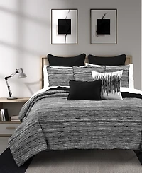 Royal Court Dalton Sleek Stripe 3-Pc. Comforter Set, King/California King