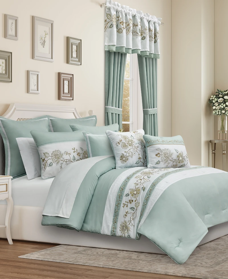 Royal Court Spring Social Floral 3-Pc. Comforter Set, Full/Queen