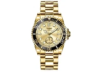 Invicta Men's 49428 Pro Diver Quartz VD78 Gold Dial Watch