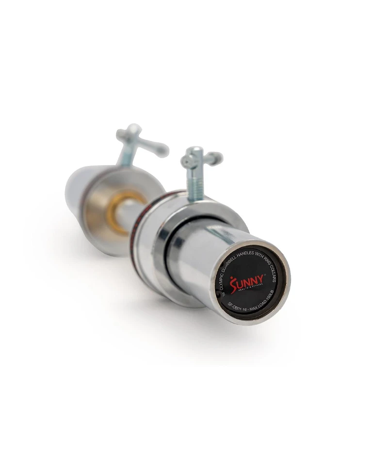 Sunny Health & Fitness Olympic Dumbbell Bar - 16"