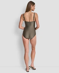 Dkny Women's One-Piece Starburst Swimsuit