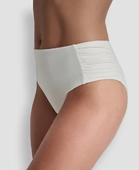 Dkny Women's High-Waist Side-Shirred Bikini Bottoms