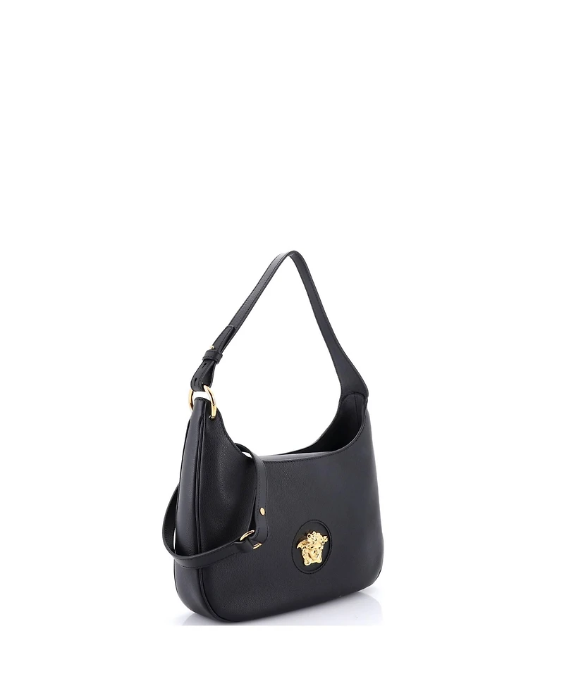 Pre-Owned Versace Medium La Medusa Hobo Leather