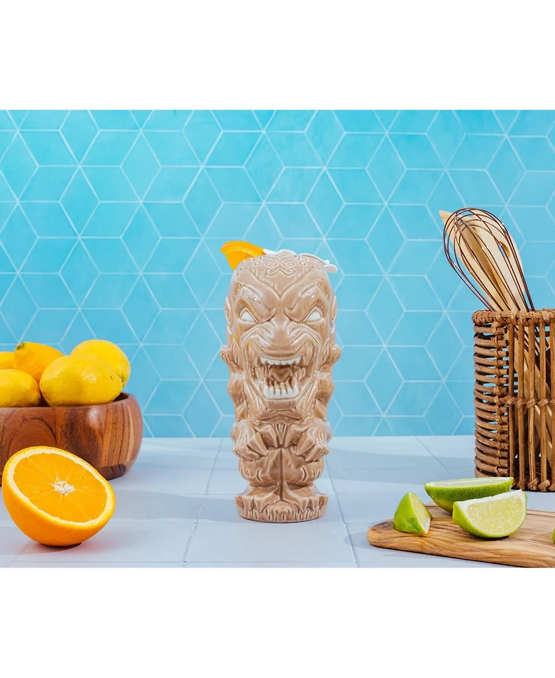 Beeline Creative Geeki Tikis Pumpkinhead Ceramic Mug | Holds 22 Ounces