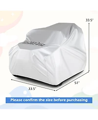 Gymax Kids Ride-On Toy Car Cover w/Silver Coating Storage Bag Universal Fit for Truck