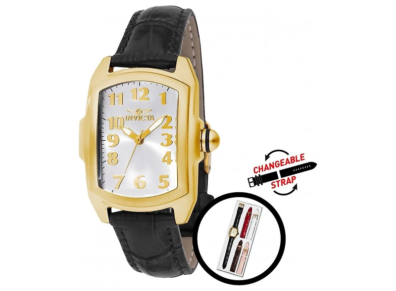 Invicta Women's 49816 Lupah Quartz PC21J Silver Dial Watch