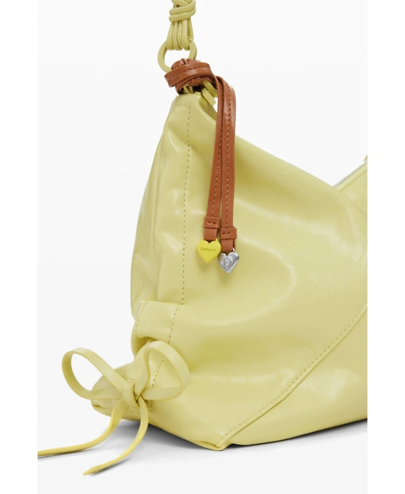 Desigual Women's Medium shiny bow bag