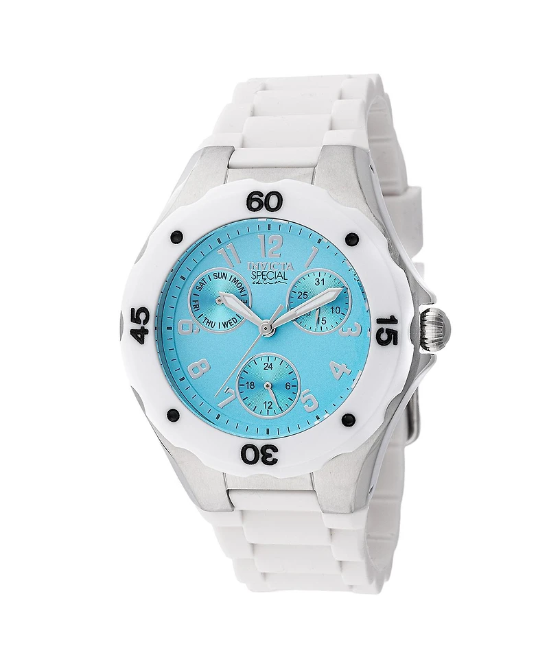 Invicta Women's 48404 Angel Quartz VH68 Light Blue Dial Watch