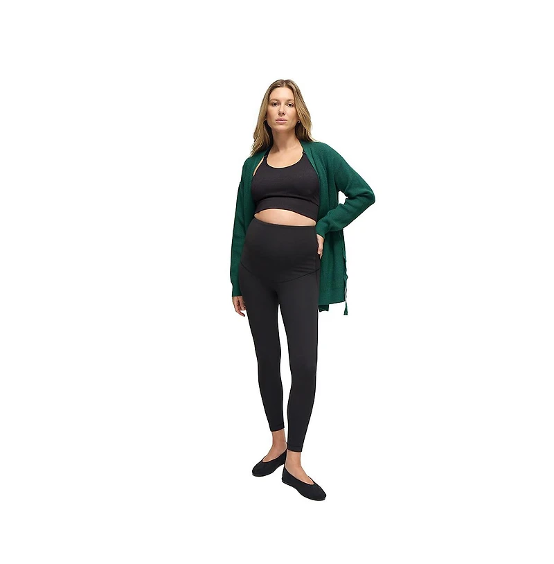 Ingrid + Isabel Women's Maternity Crossover Tie Cardigan Sweater