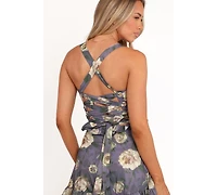 Petal and Pup Women's Lillee Tiered Maxi Dress - Lavender Floral