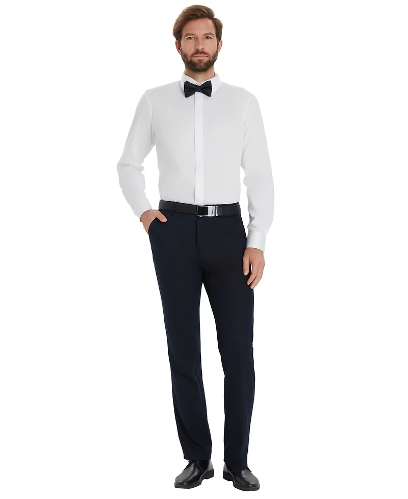 Alfani Men's Slim-Fit Formal Solid Dress Shirt, Macy's Exclusive