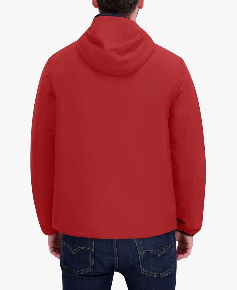 Nautica Men's Hooded Transitional Zip Front Jacket