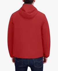 Nautica Men's Hooded Transitional Zip Front Jacket