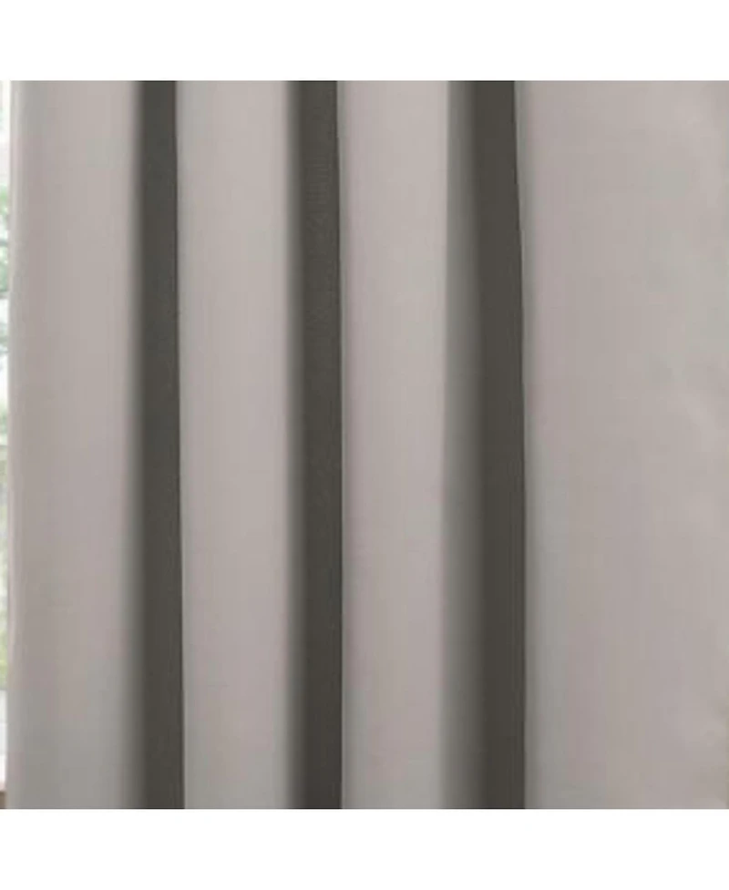Olivia Gray Anchorage Blackout Grommet Single Curtan Panel - 54x90", Silver