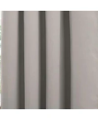 Olivia Gray Anchorage Blackout Grommet Single Curtan Panel - 54x90", Silver