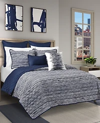 Royal Court Dalton Sleek Stripe 3-Pc. Comforter Set, King/California King