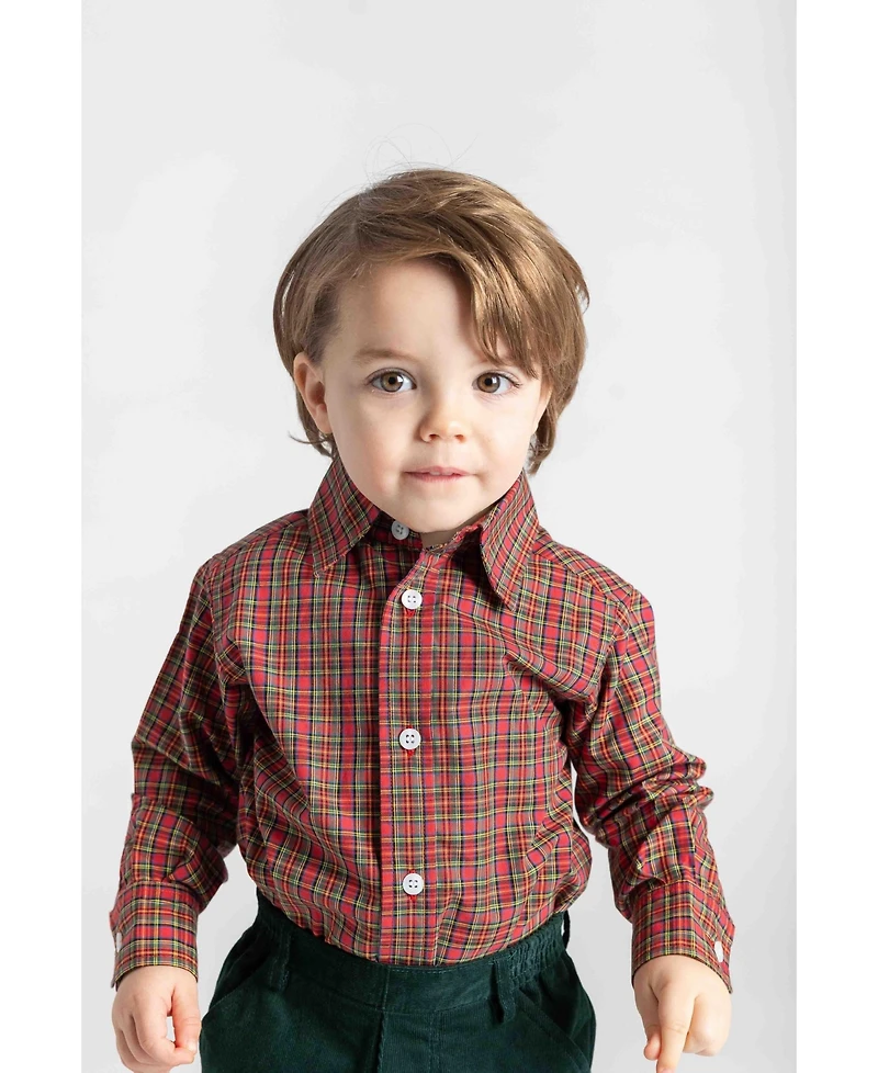 Florence Eiseman Baby Boys Plaid Button Down Shirt