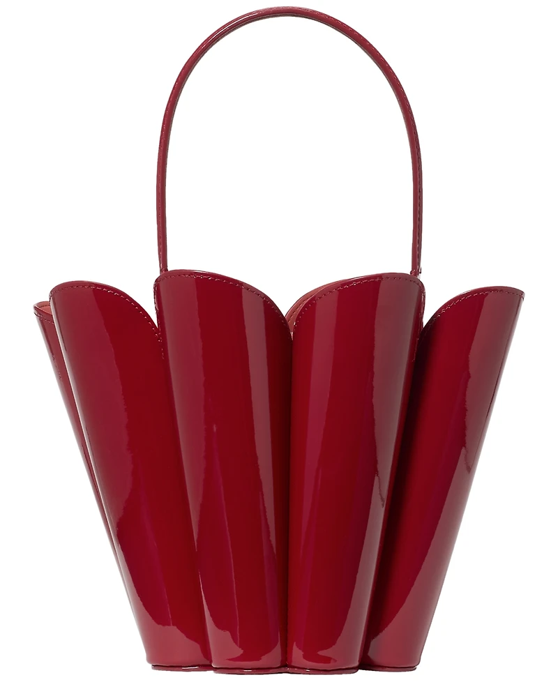 kate spade new york Women's The Spade Flower Patent Leather Bucket Bag
