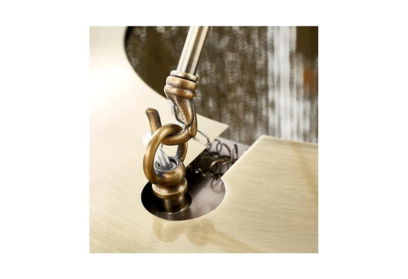 Z Gallerie Dagny Brass Chandelier