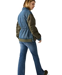 Steve Madden Women's Joie Collared Long-Sleeve Jacket