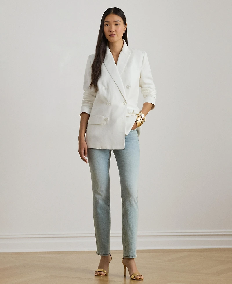 Lauren Ralph Women's Mid-Rise Straight Ankle Jeans