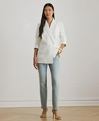 Lauren Ralph Women's Mid-Rise Straight Ankle Jeans