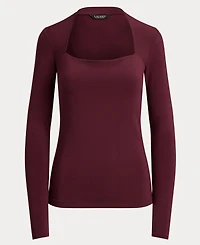 Lauren Ralph Women's Square Neck Top