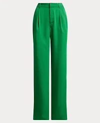 Lauren Ralph Women's Pleated Tapered Pants