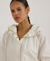 Lauren Ralph Women's Hooded Windbreaker Jacket