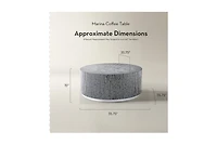 Z Gallerie Marina Coffee Table