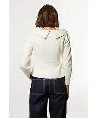 Karen Millen Women's Compact Peplum Tailored Jacket