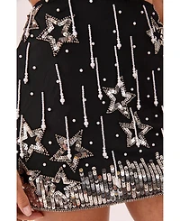 Nasty Gal Women's Star Sequin Mini Skirt