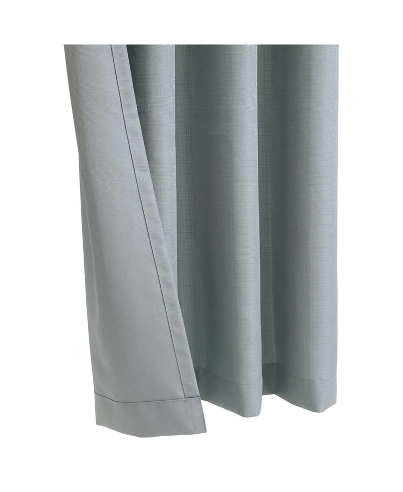 Habitat 100% Polyester Jamie Light Filtering Machine washable Grommet Curtain Panel 52" x 95" Grey