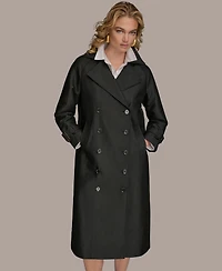 Donna Karan New York Women's Classic Long Double Breasted Coat