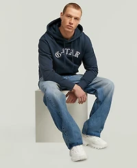 G-Star Raw Men's Embroidered Logo Graphic Hoodie