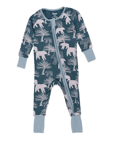 Leveret Toddler One Piece Viscose from Bamboo Holiday Pajamas