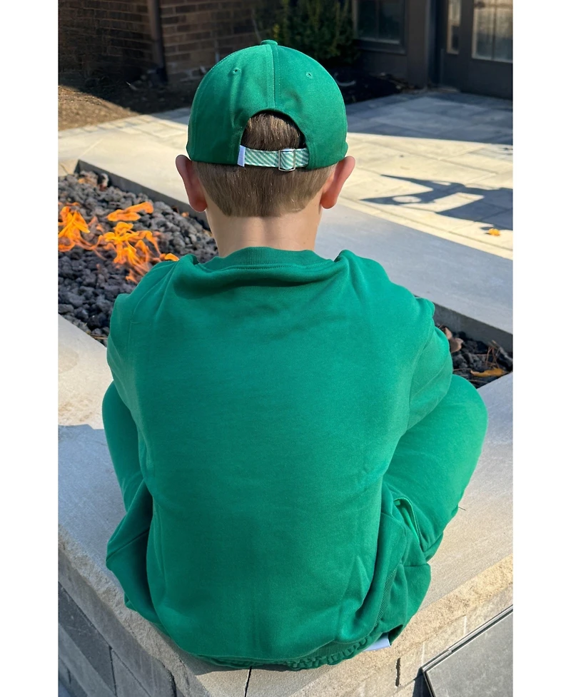 Bits & Bows Boys Little/Big Santa Golf Cart Baseball Hat