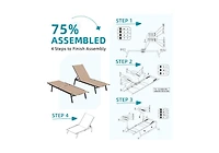 Aecojoy Patio Lounge Chairs, Outdoor Chaise