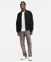 Guess Men's Logo Patch Bomber Sweatshirt