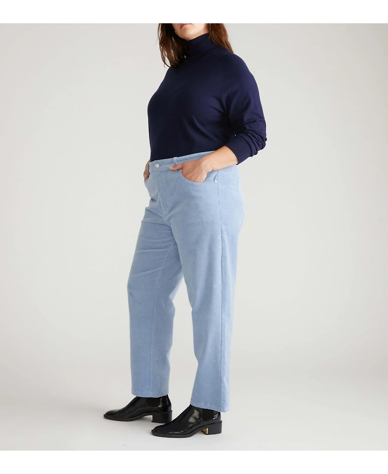 Universal Standard Women's Cassidy High Rise Straight Corduroy Pants