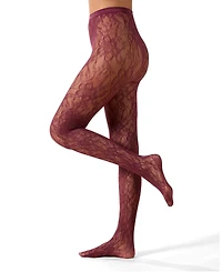 MeMoi Women's "Blooming Floral" Fashion Net Tights