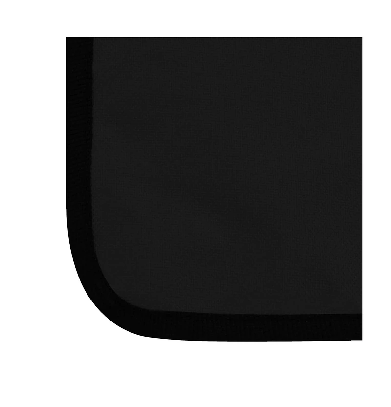 vidaXL Folding Beach Mats 2 pcs Steel and Fabric Black