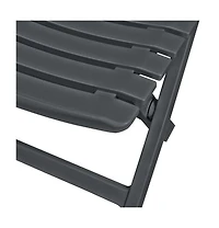 vidaXL 3 Piece Folding Bistro Set Plastic Anthracite