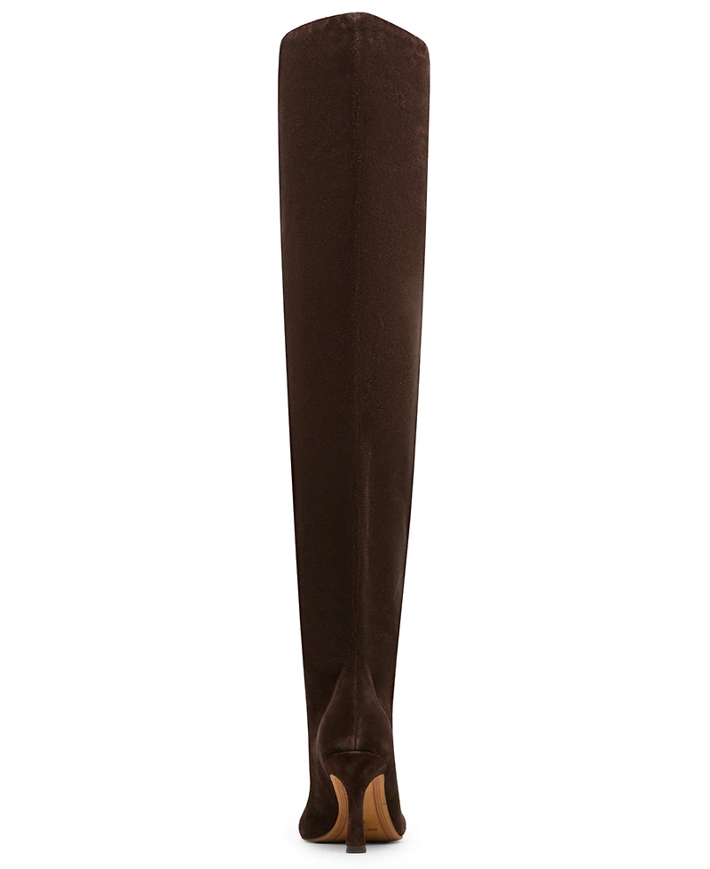 Steve Madden Women's Allison Stovepipe Over-The-Knee Round Toe Dress Boots