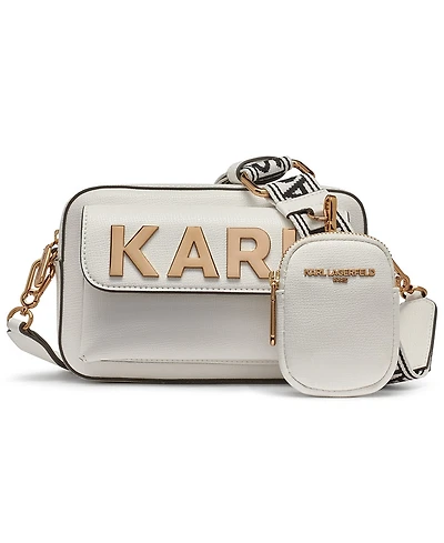 Karl Lagerfeld Paris Maybelle Mini Top Zip Crossbody Bag