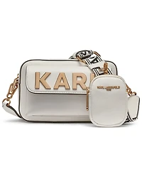 Karl Lagerfeld Paris Maybelle Mini Top Zip Crossbody Bag