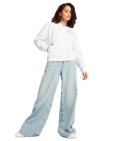 Puma Women's Essential Logo Comfort Fit Full-Zip Hoodie