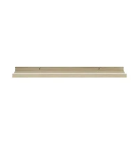vidaXL Wall Shelves 2 pcs White and Sonoma Oak 23.6"x3.5"x1.2"