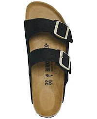 Birkenstock Women's Arizona Soft Footbed Suede Leather Sandals from Finish Line