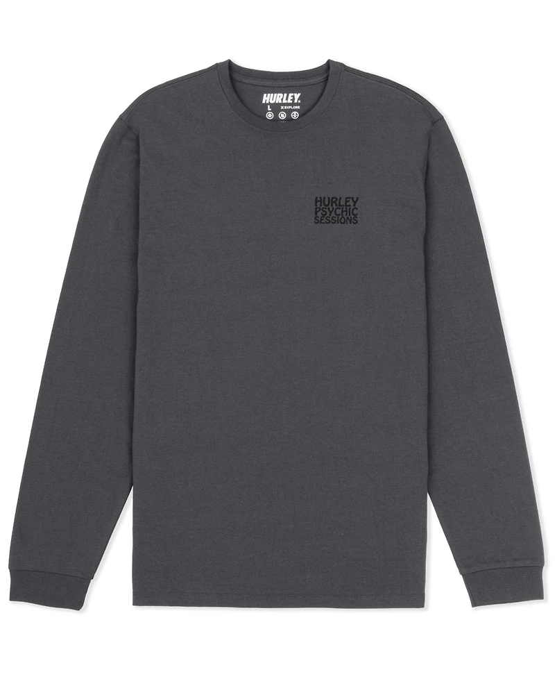Hurley Men's H2O-Dri Psychic Session Long-Sleeve T-Shirt